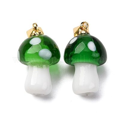 Подвески лэмпворк ручной работы LAMP-S069-08G-03-1