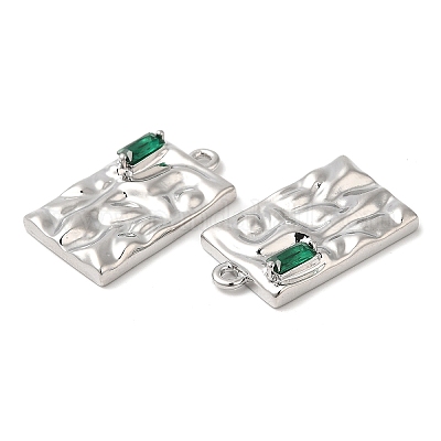 Латунные микро проложить кубического циркония подвески KK-C028-30P-1