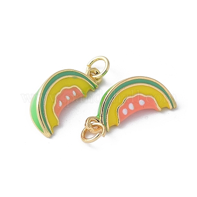 Латунь эмаль подвески KK-D336-06G-02-1