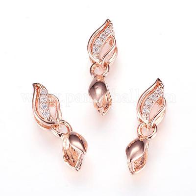 Долговечные латунные микропромывные кубические циркониевые льды ZIRC-F063-03RG-1