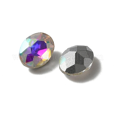 Заостренные заднее стекло горный хрусталь кабошоны DIY-WH0043-57A-01-1