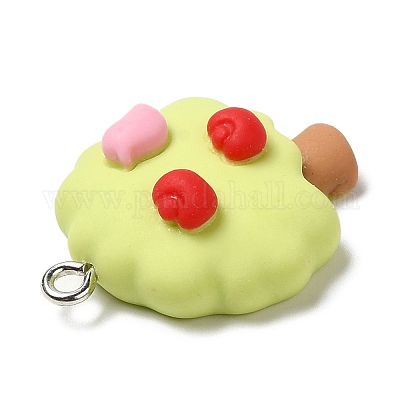 Подвески из непрозрачной смолы на осеннюю тематику RESI-L038-03P-05-1