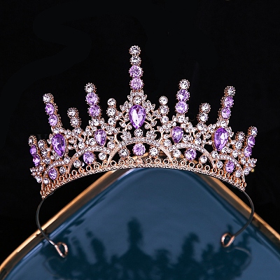 Сплав горный хрусталь ленты для волос PW-WG6C49D-07-1