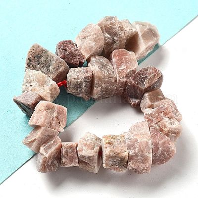 Необработанные грубые натуральные клубничные бусины из кварца G-P528-A17-01-1
