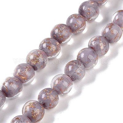 Бусины ручной работы бусины золотого песка LAMP-Z009-01L-1