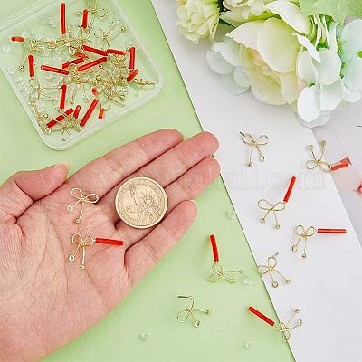 30 шт. железные серьги-гвоздики IFIN-FH0001-67-1