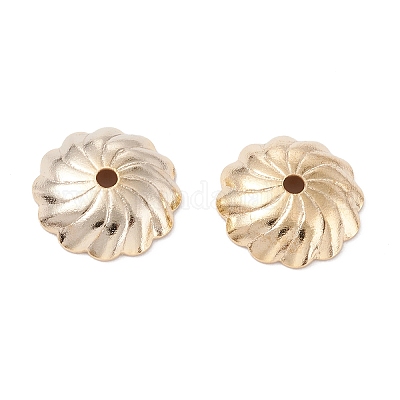 Латунные колпачки для бус KK-K253-23G-1