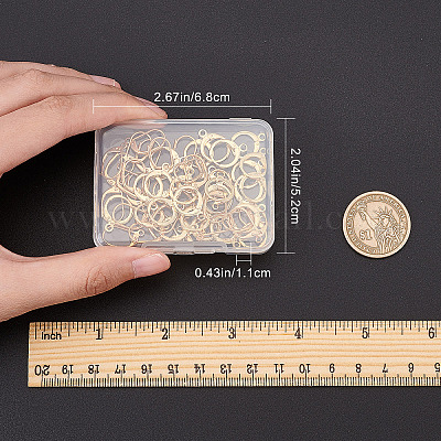 60шт 2 стиля латунные серьги с рычагом KK-CN0001-82-1