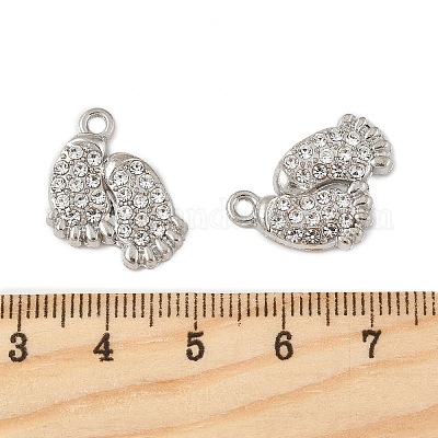 Подвески из сплава и страза&nbsp;PALLOY-P312-08P-1