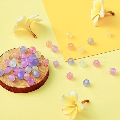 Светящиеся смолы европейские бусы RESI-KS0001-02-1