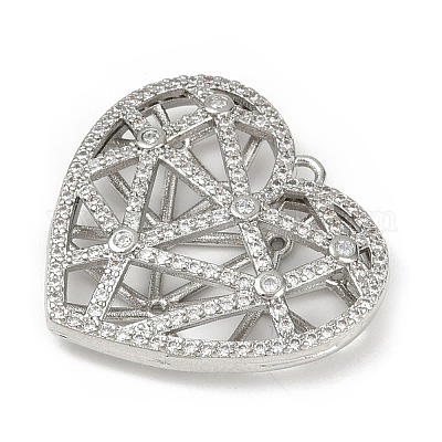 Латунные микро проложить кубического циркония подвески KK-M322-41P-1