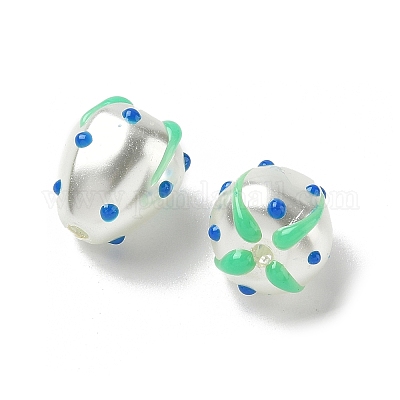 Запекаемые стеклянные бусины LAMP-Z014-02D-1