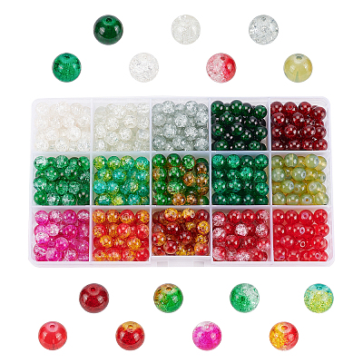Наборы стеклянных бусин CCG-PH0003-15-1