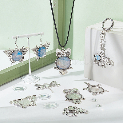 Набор для изготовления кулона с пустым куполом своими руками DIY-PH0013-20-RS-1