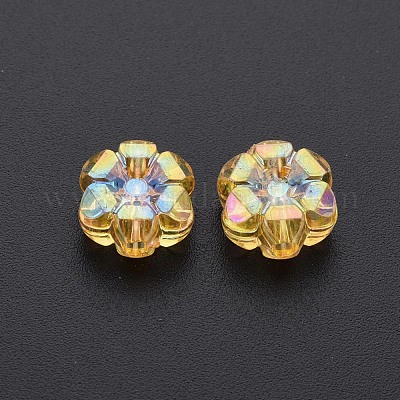 Perles en acrylique transparente&nbsp;MACR-S373-06-C05-1