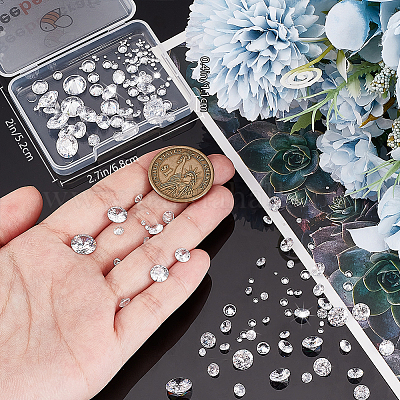 9 стиль кубический цирконий кабошон ZIRC-BBC0002-97-1