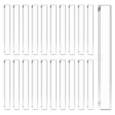 120 шт. прозрачные акриловые листы FIND-GA0007-20B-1