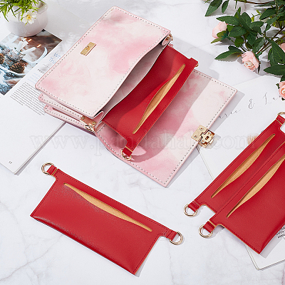 Прямоугольная вставка-органайзер для сумки из искусственной кожи FIND-WH0427-92-1