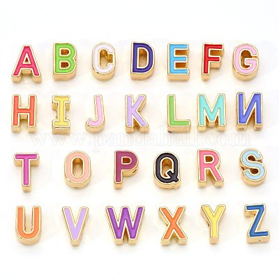 Рейка покрытие сплава эмалевые бусины ENAM-YW0001-25LG-1