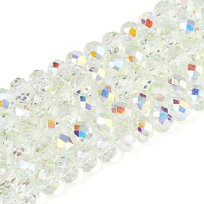 Прозрачные стеклянные бусины EGLA-N016-4mm-06-1