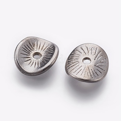 Тибетский стиль волнистые проставки бисер TIBEP-A11067-B-LF-1