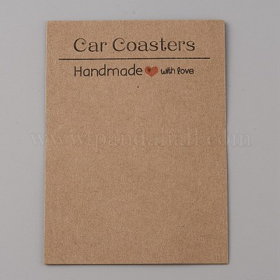 Прямоугольная крафт-бумага для сублимационной подставки для автомобильных подставок CDIS-WH0024-18A-02-1