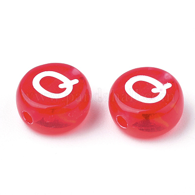 Прозрачные акриловые бусины X-TACR-N002-04K-1