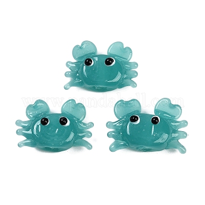 Бусины лэмпворк  LAMP-Q031-018K-1