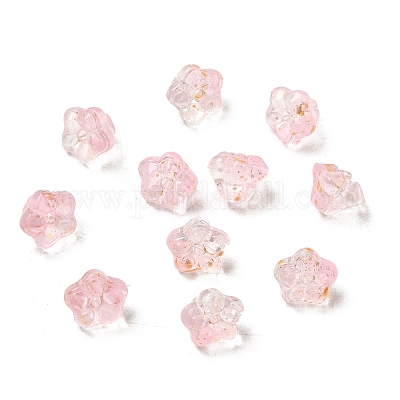 Прозрачные стеклянные бусины GLAA-D304-01I-1