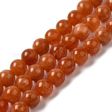 Naturali tinti perle di giada fili G-M402-C03-08-1