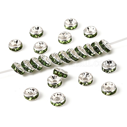 Латунь марки А горный хрусталь Spacer бисер RSB034NF-10-1