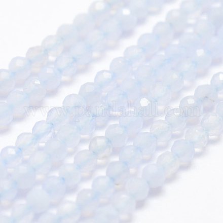 Natürliche Aquamarin Perlen Stränge G-K185-06A-1
