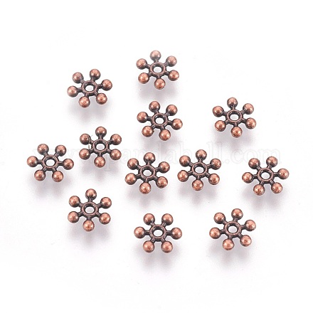 Zinc Alloy Beads Spacers X-PALLOY-Q062-R-1