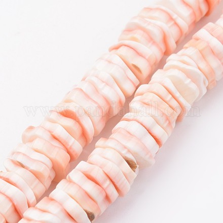 Natural Shell Bead Strands BSHE-P021-21A-1