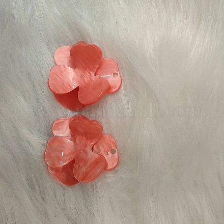 Непрозрачные акриловые подвески 3D&nbsp;OACR-U007-02B-06-1