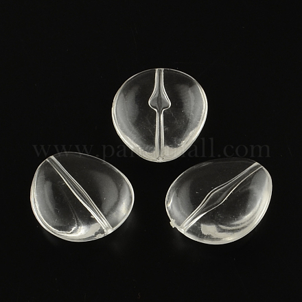 Teardrop Transparent Acrylic Beads TACR-R122-A01-1
