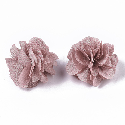 Polyester Fabric Flowers FIND-R076-02M-1