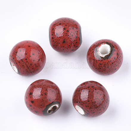 Handmade Porcelain Beads X-PORC-Q262-01I-1