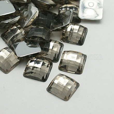 Cabochons en strass d'imitation acrylique de Taiwan GACR-A023-10x10mm-23-1