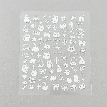 Погладить Nail Art Наклейки&nbsp;MRMJ-WH0077-143B-1