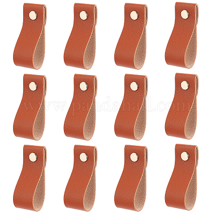 Poignées de tiroir en cuir rectangulaires AJEW-WH0251-77D-1