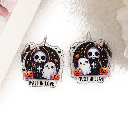 Хэллоуин акриловые подвески&nbsp;PW-WGEF461-02-1