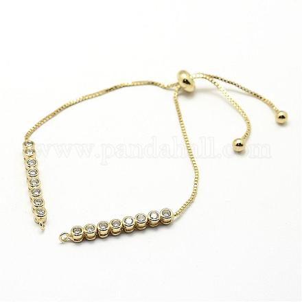 Brass Chain Bracelet Making KK-G284-05G-NR-1