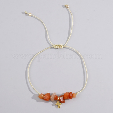 Браслеты из натурального сердолика в стиле бохо с бисером для женщин XK2373-3-1