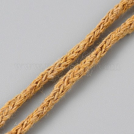 40 м полый хлопковый плетеный шнур OCOR-WH0100-43K-1