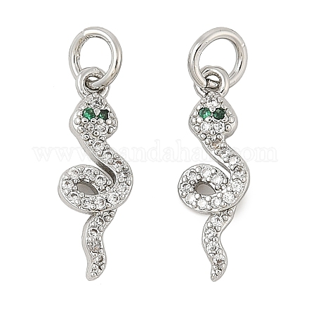 Латунные микро проложить кубического циркония подвески KK-U056-07P-1