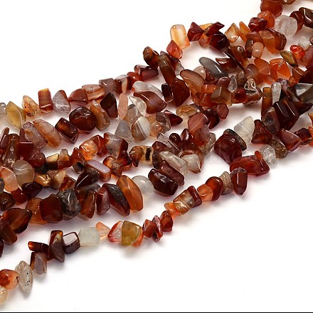 Natural Carnelian Beads Strands G-O049-C-59-1
