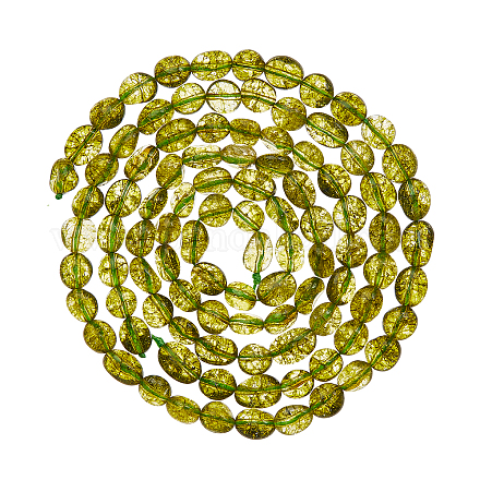 Brins de perles de péridot naturel arricraft G-AR0003-22-1
