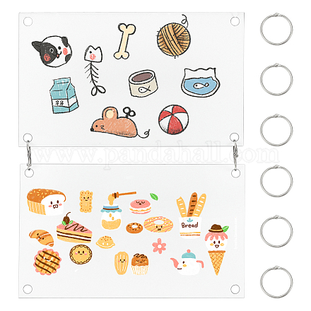 2шт акриловый держатель для наклеек ODIS-BC0001-18A-1