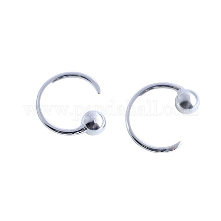 925 Sterling Silber Ohrstecker EJEW-BB71457-A-1